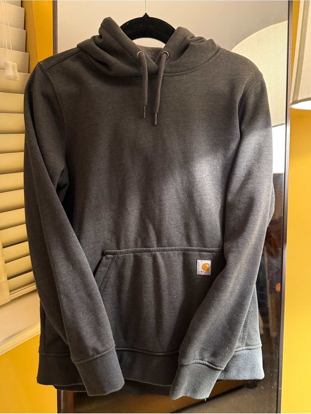 Carhartt Women's Charcoal Gray Hooded Pullover Sweatshirt